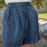Olivia 100% Linen Summer Shorts