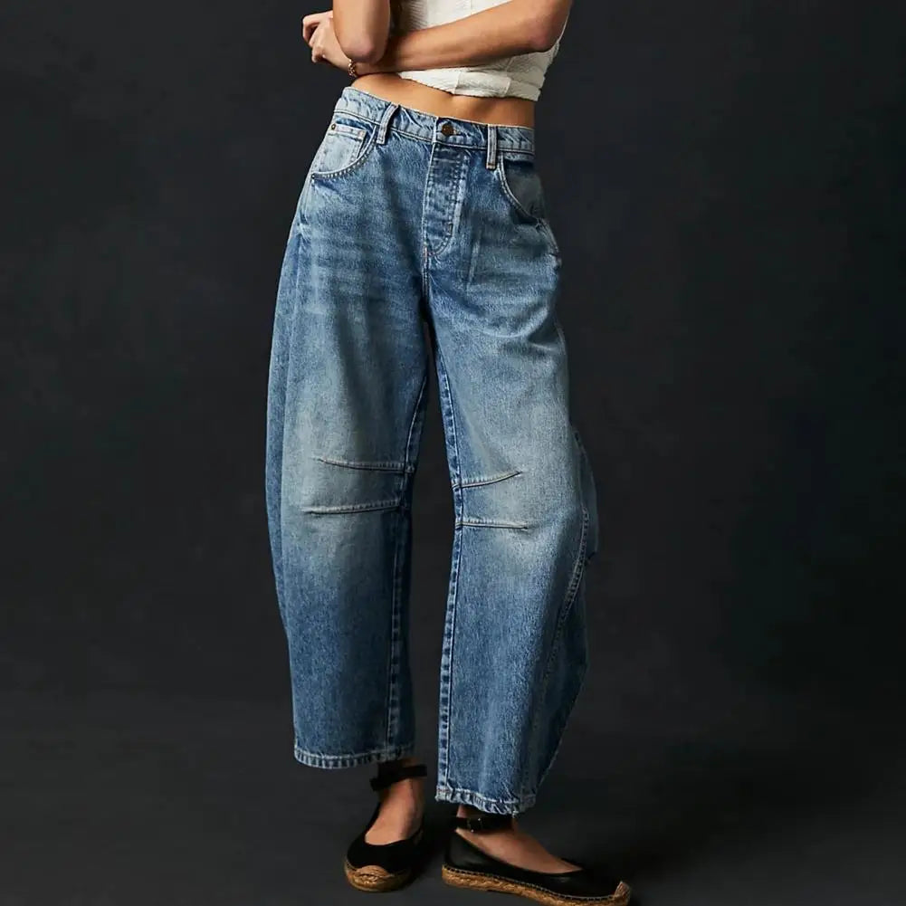 Everly Barrel-Leg Denims