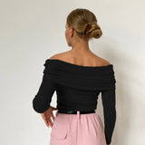 Orvieto Off-Shoulder Knit Top