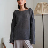 Liora Relaxed Crewneck Sweater