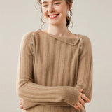 Maribel Buttoned Cashmere Sweater