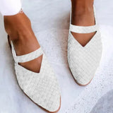 Italian Woven Leather Flats