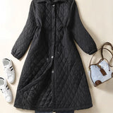 Maren Quilted Long Coat