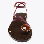 Riviera Rhinestone Flat Sandals — Sandals