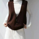 Rowan Deep-V Wool Vest