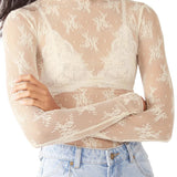 Liana Lace Transparent Top