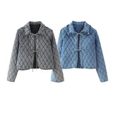 Maud Quilted Denim Jacket