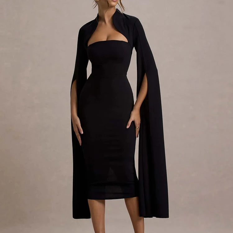 Calista Cape Dress