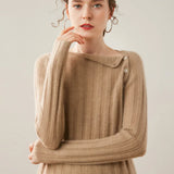 Maribel Buttoned Cashmere Sweater