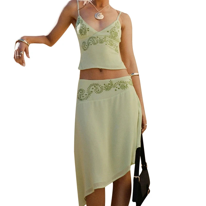 The Garden Mesh Two-Piece Set