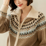 Strathan Cashmere Zip-Up