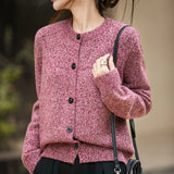 Chunky-Knit Alpaca-Blend cardigan