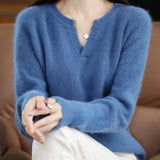 Brushed Mink Wool Pullover