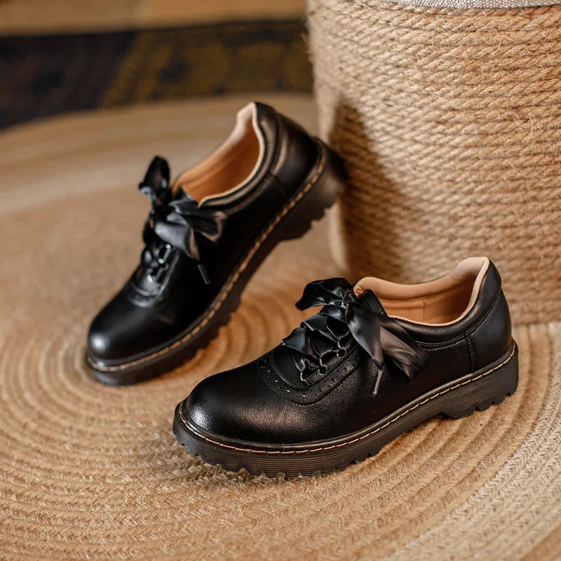 Madison 100% Leather Oxford Shoes