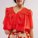 Marais Ruffle Blouse