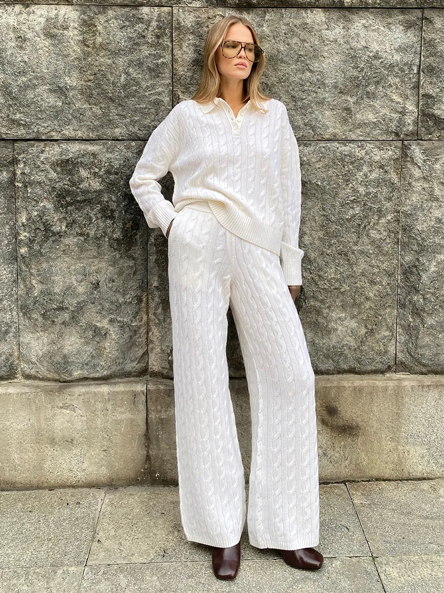 Hadley Cable Knit Lounge Set