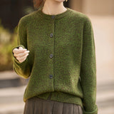 Chunky-Knit Alpaca-Blend cardigan