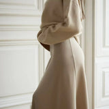 Seraphine Satin Fishtail Maxi Skirt