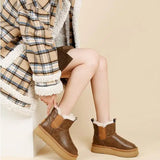 Women's Holmstead Leather Fur Boots