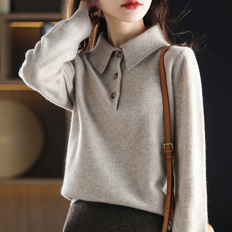 Madison Polo Wool Sweater