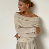 Orvieto Off-Shoulder Knit Top
