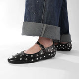 Evelyn Studded Mary Janes