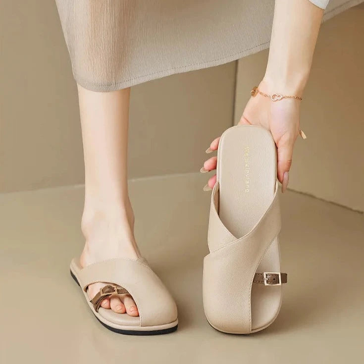 Minimalist Buckle Sandals