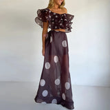 Isla Sheer Polka Dot Set