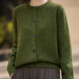 Chunky-Knit Alpaca-Blend cardigan