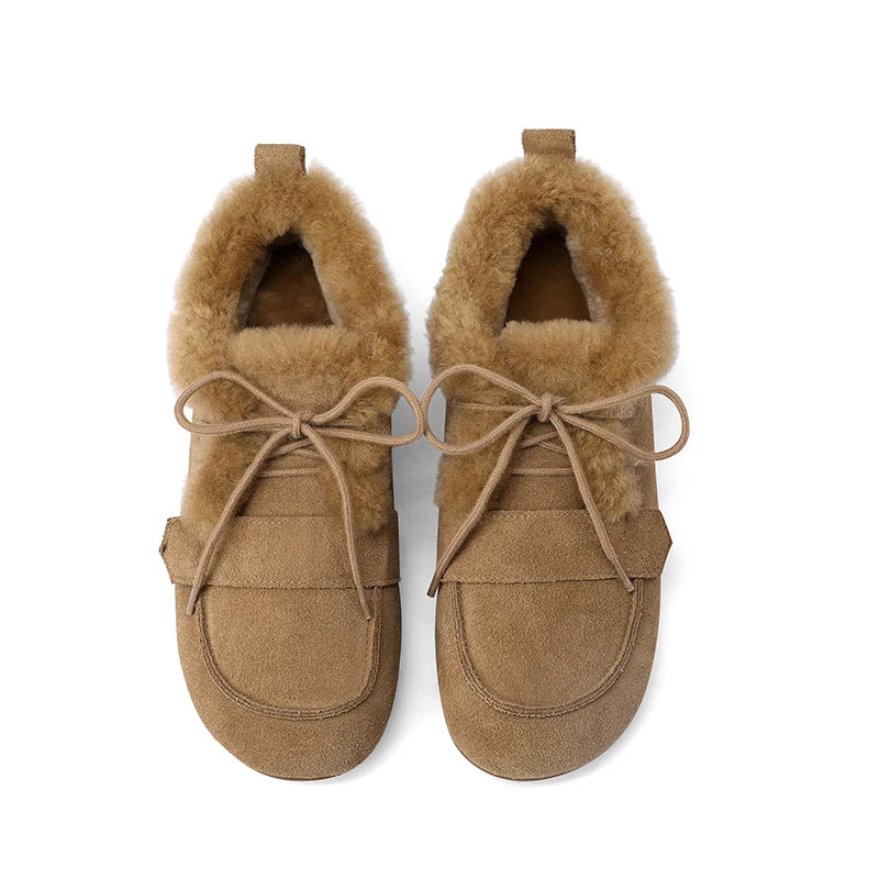 Rowan Suede Wool Moc Boots