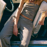 Romena Linen Striped Set