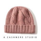 Wren Cable Cashmere Beanie