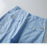 Summer Cotton Linen Beach Shorts