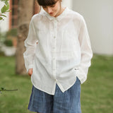 Olivia 100% Linen Summer Shorts