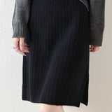 Camilla Merino Wool Midi Skirt