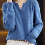 Brushed Mink Wool Pullover