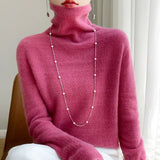 Élodie Stacked-Collar Sweater