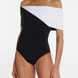 Cannes Off-Shoulder Monokini — Swimwear