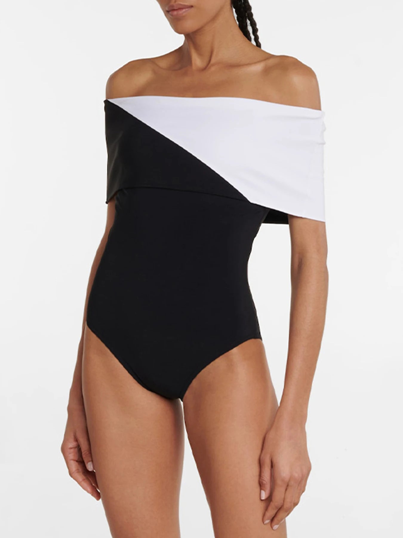Cannes Off-Shoulder Monokini — Swimwear