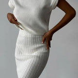 Maratea Coastal Rib Sleeveless Set