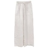The Drawstring Straight Linen Pant