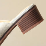 The Woven Leather Flat Mule