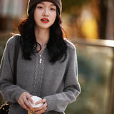Elinsborg Cashmere Hooded Cardigan