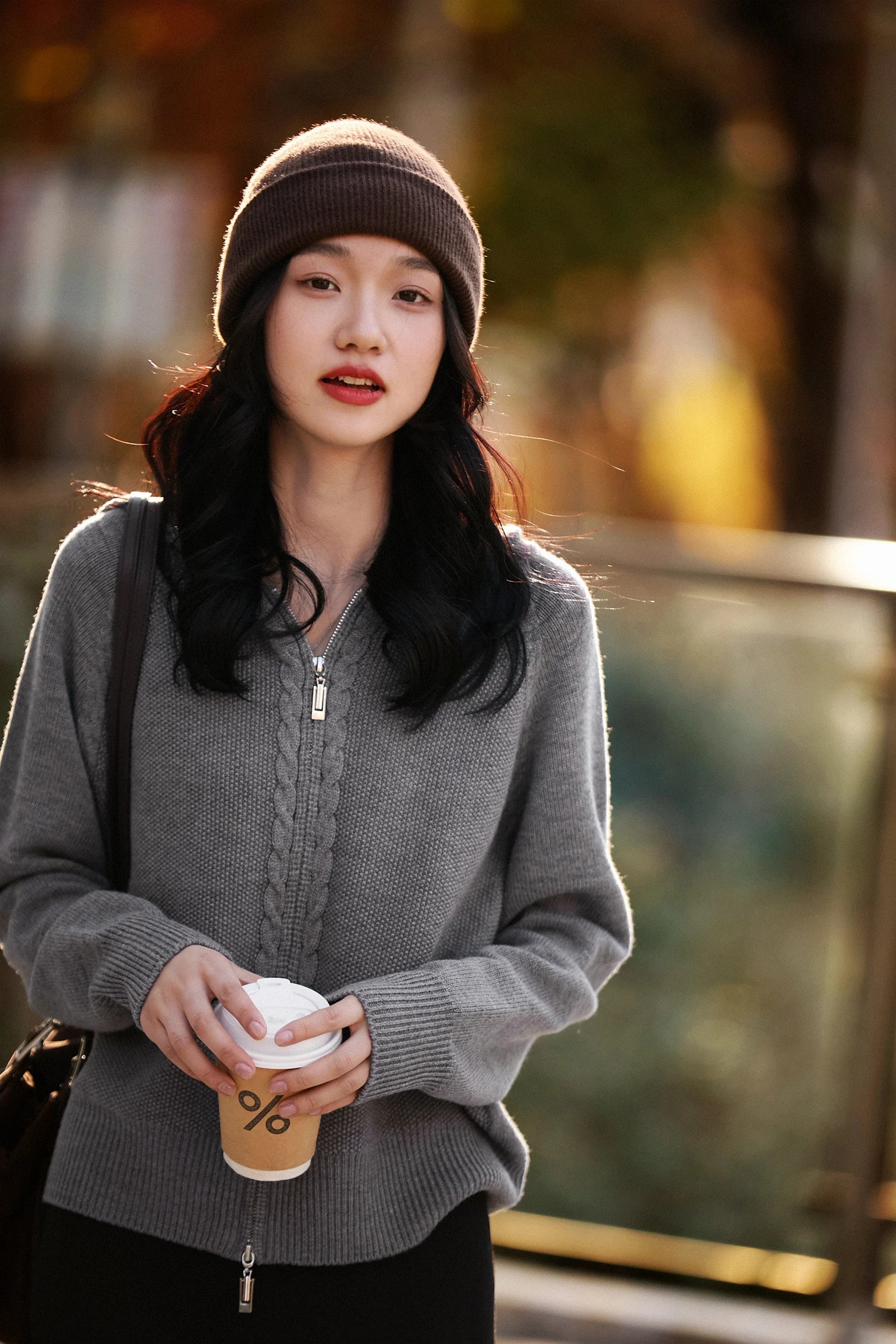 Elinsborg Cashmere Hooded Cardigan