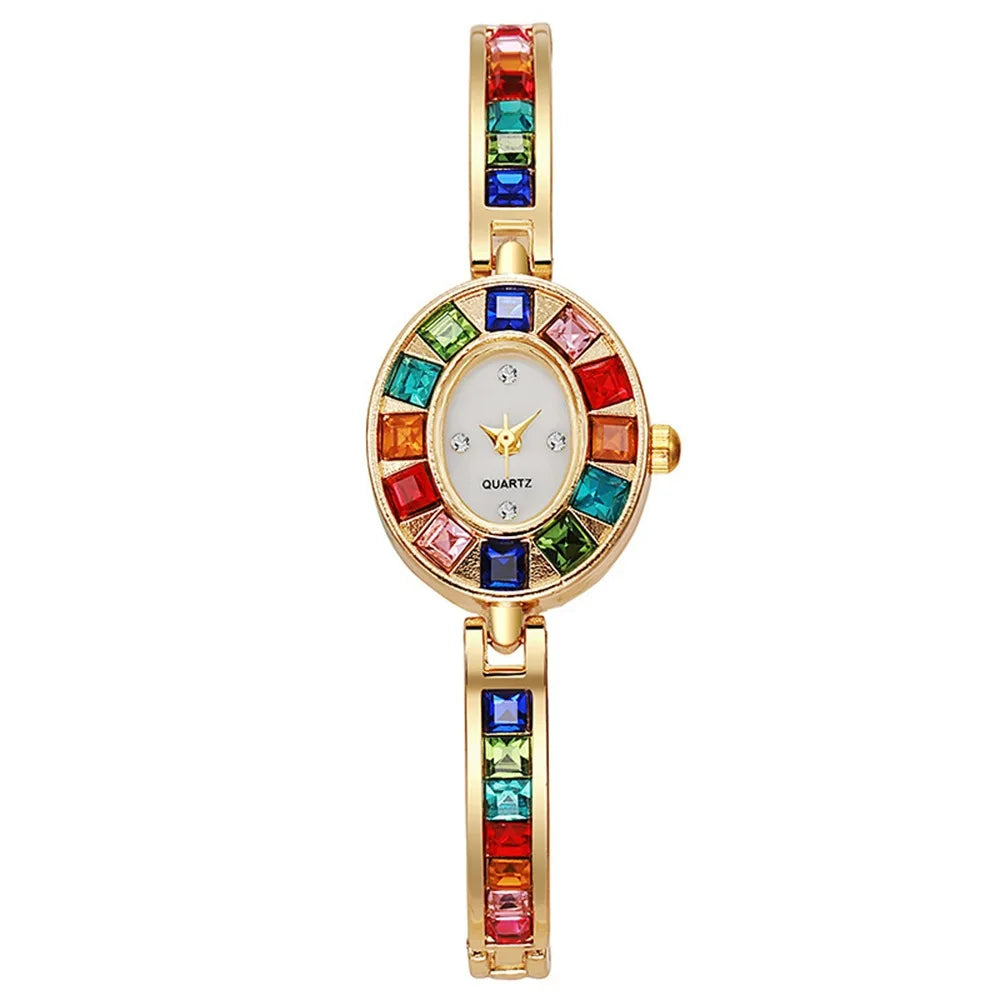 Luminelle Prism Stone Bangle Watch