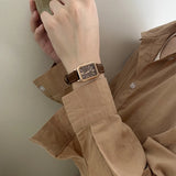Delmere Leather Strap Watch