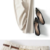 Milano Wide Leg Wool Trousers