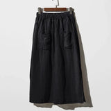 Hollis Wide Leg Linen Trouser Skirt
