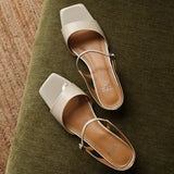 Venice Italian Leather Wide-Fit Heel