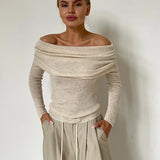 Orvieto Off-Shoulder Knit Top